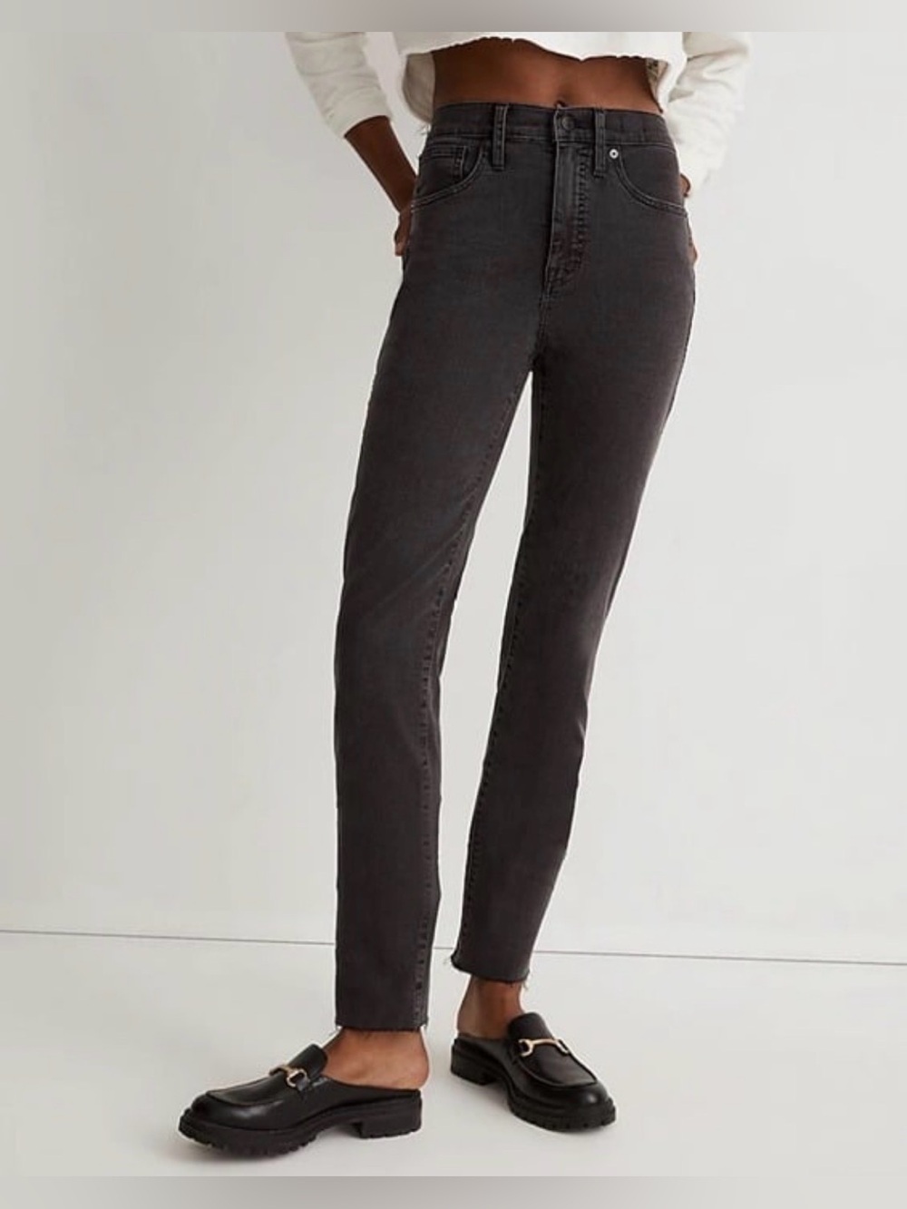 Madewell Raw Hem Stovepipe Jeans Sz 28T